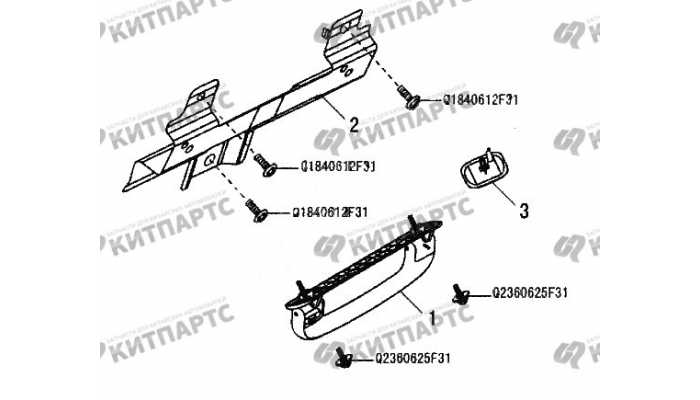 Поручень потолка Great Wall Wingle 3