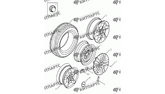 Колеса Geely