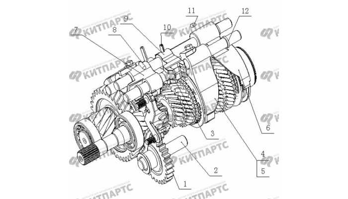 S160G Вилки переключения передач Geely